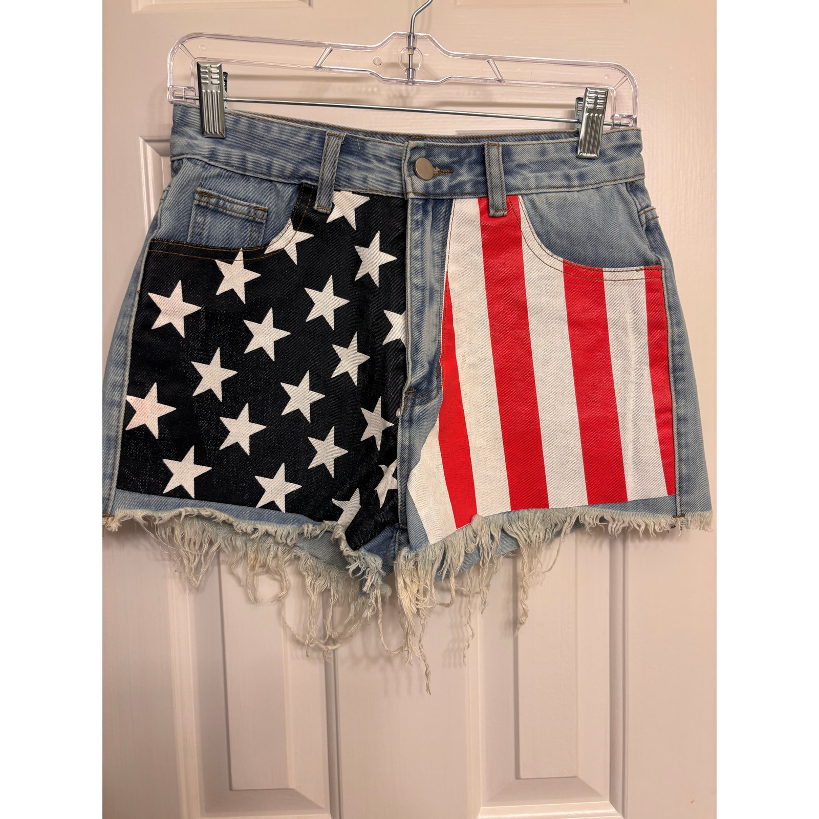 Cut Off Jean Shorts - America